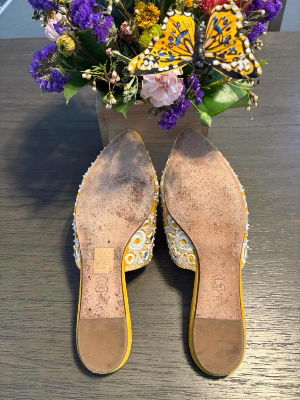 Tory Burch Elora Mirrored Slides - Picture 8 of 8